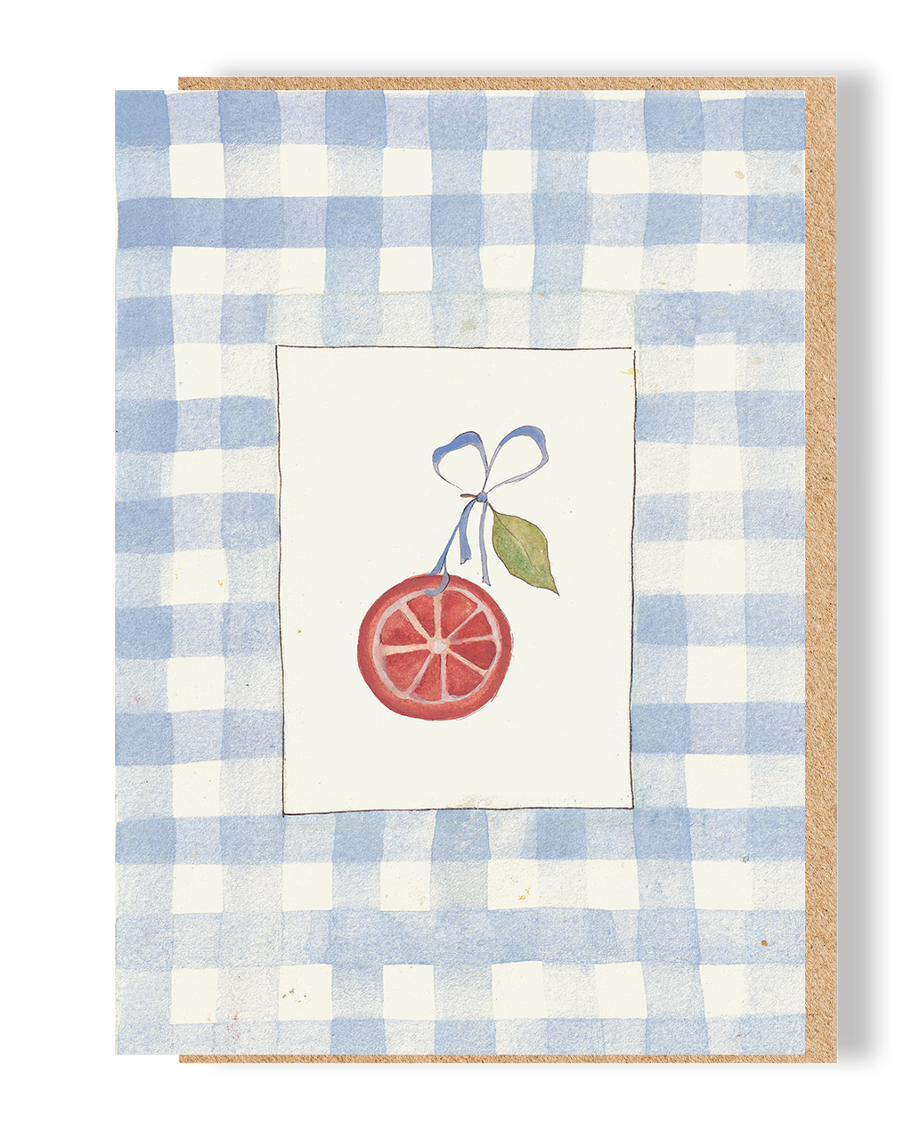 Orange Gingham