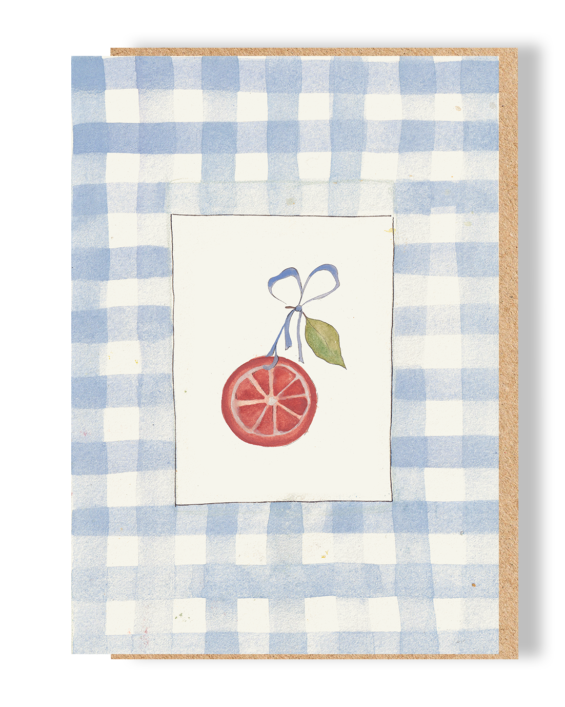 Orange Gingham