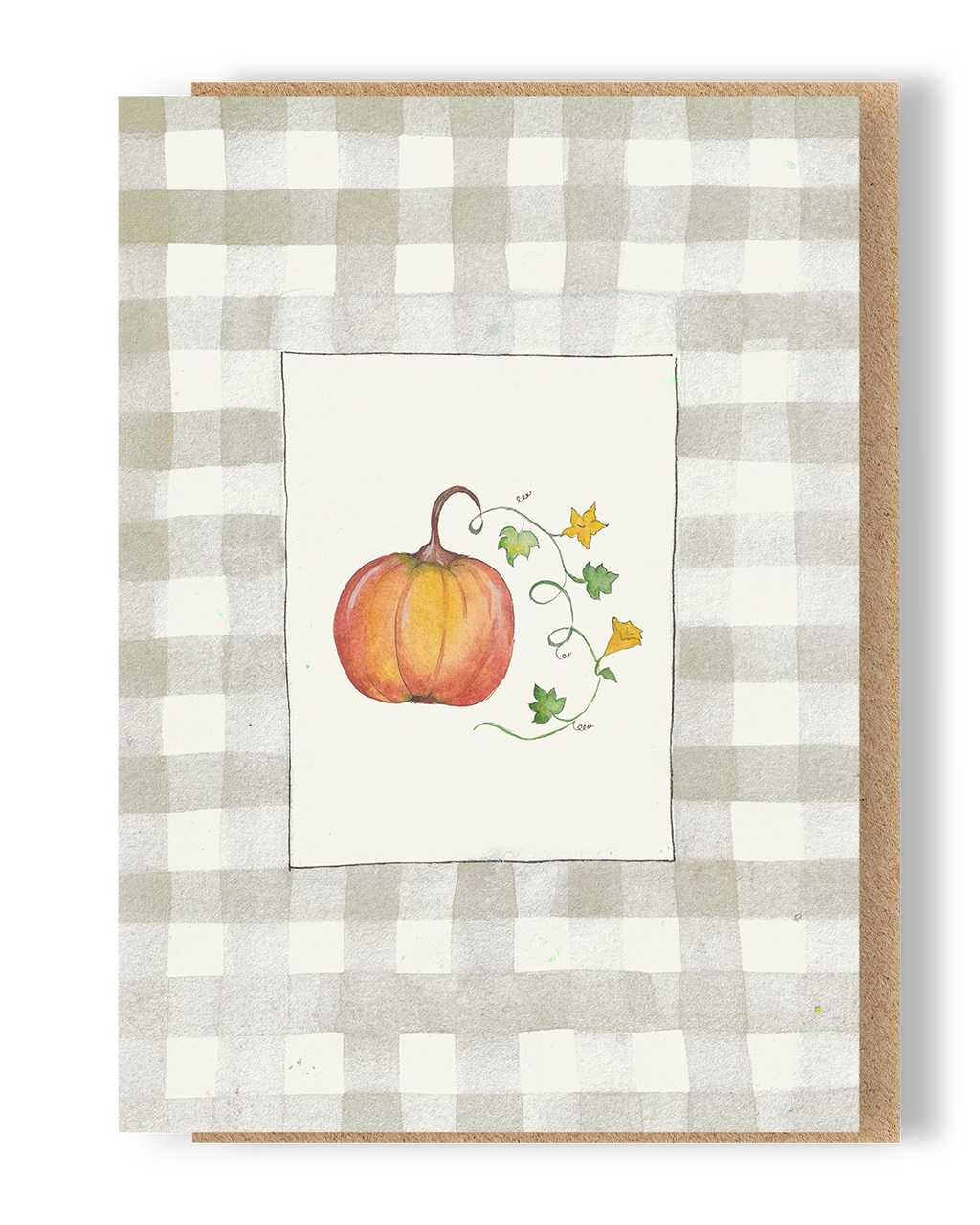 Pumpkin Gingham
