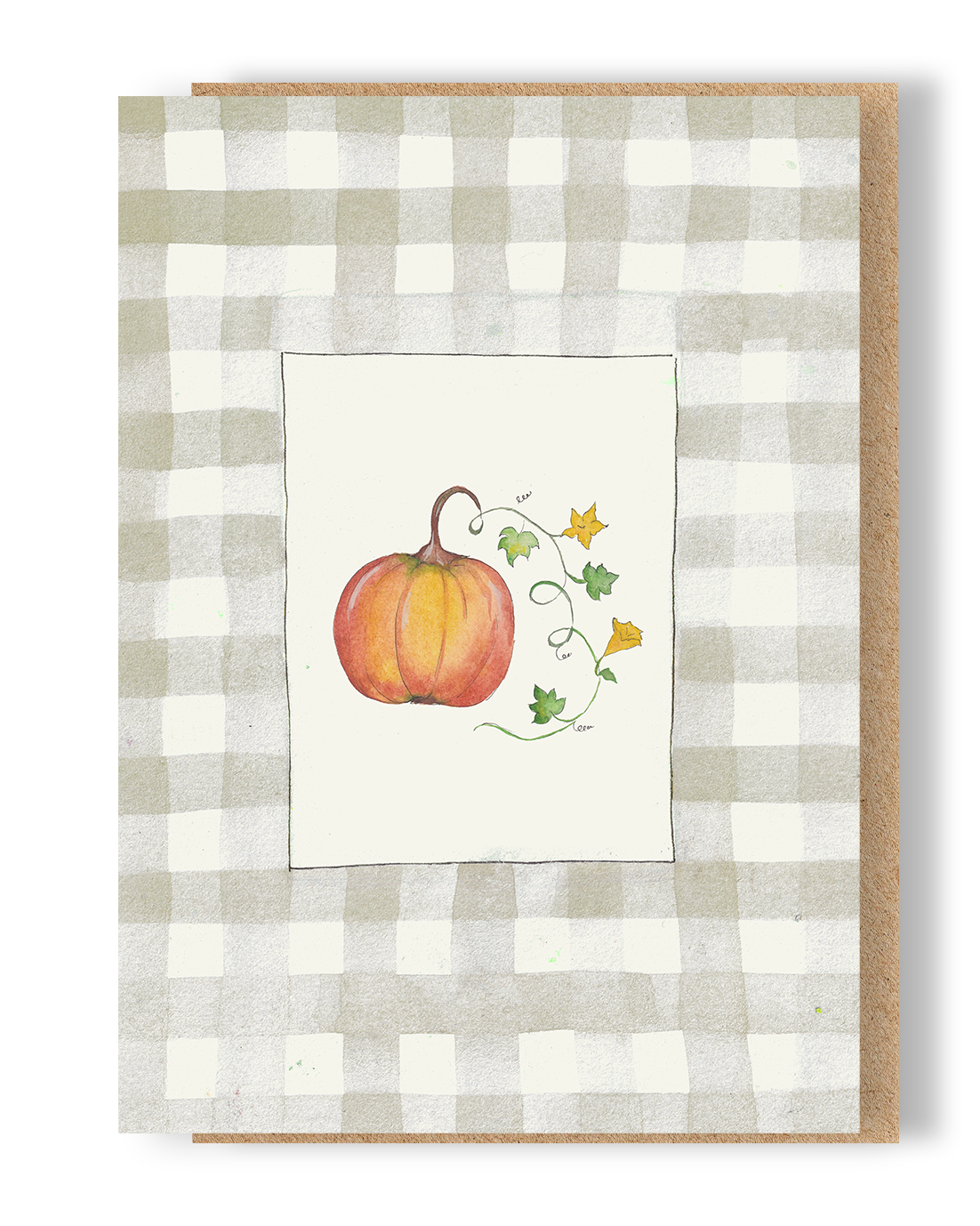 Pumpkin Gingham