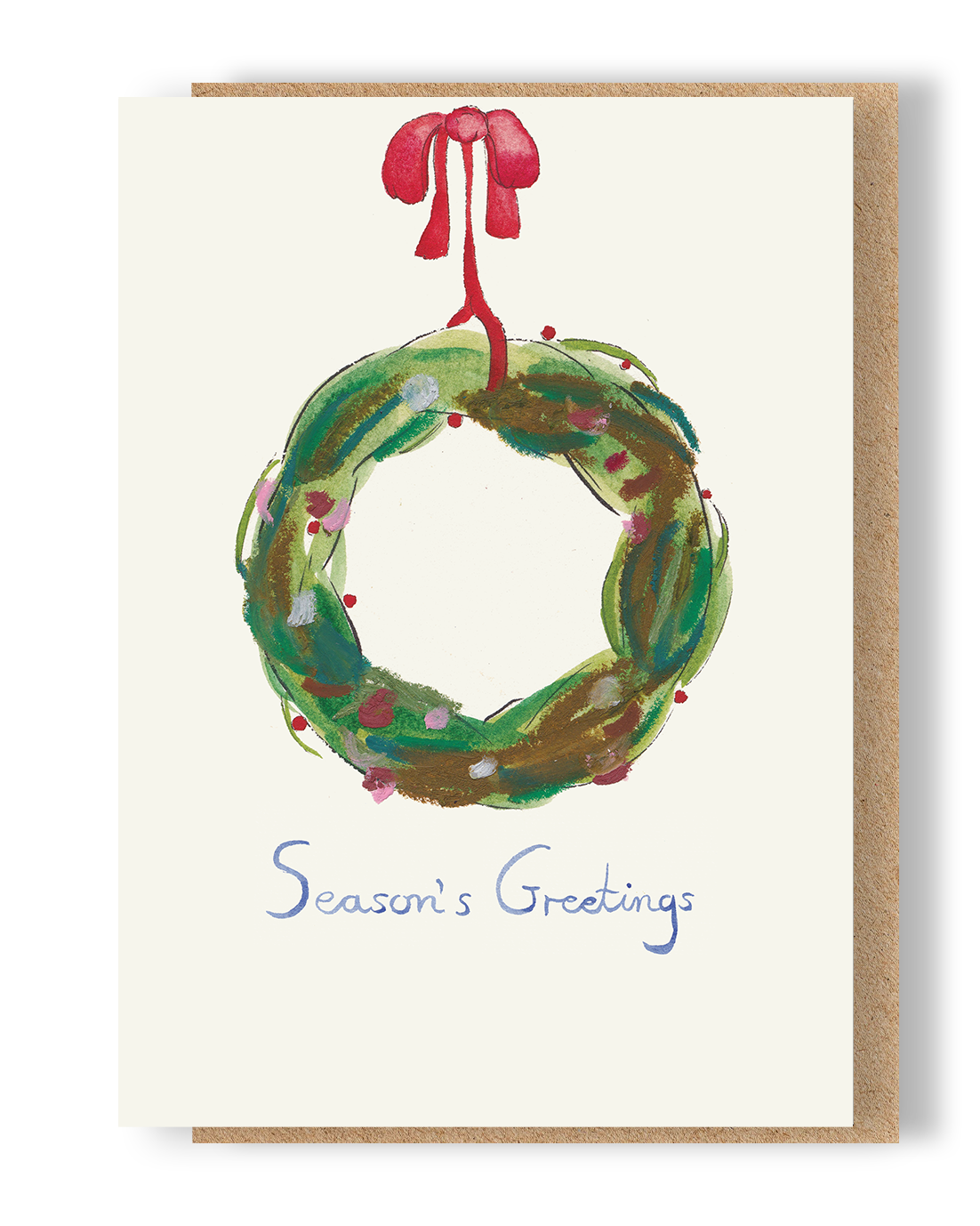 Season's Greetings Wreath