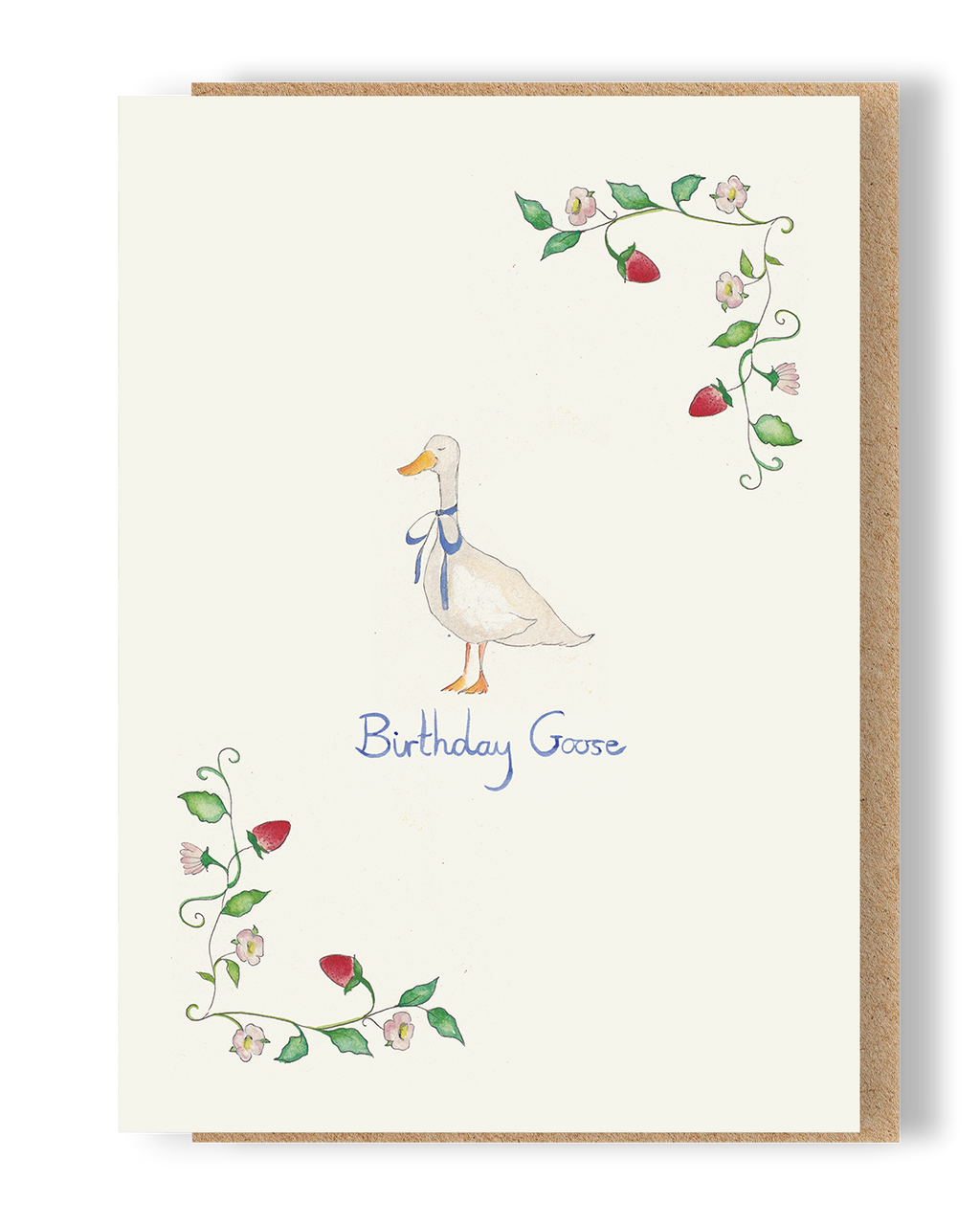 Strawberry Birthday Goose