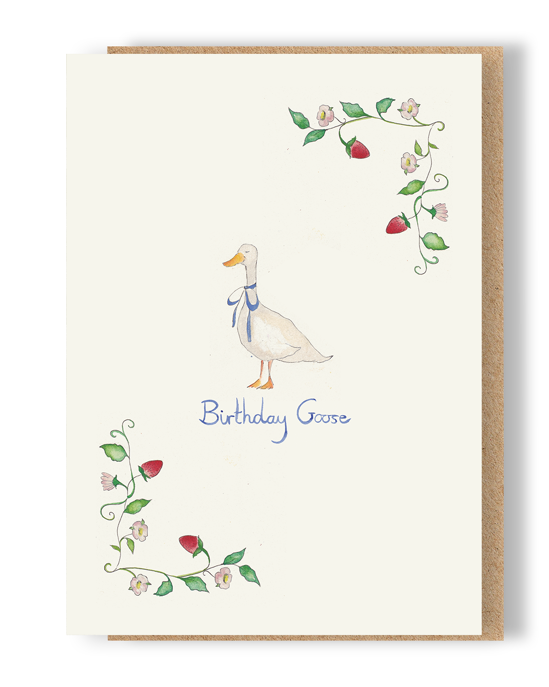 Strawberry Birthday Goose